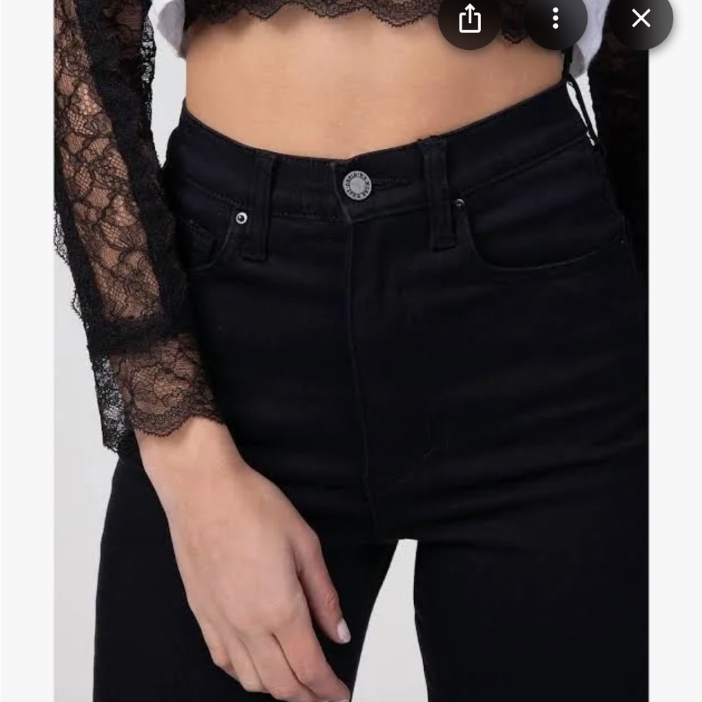 WeWoreWhat High Rise Black Jeans - Picture 3 of 7
